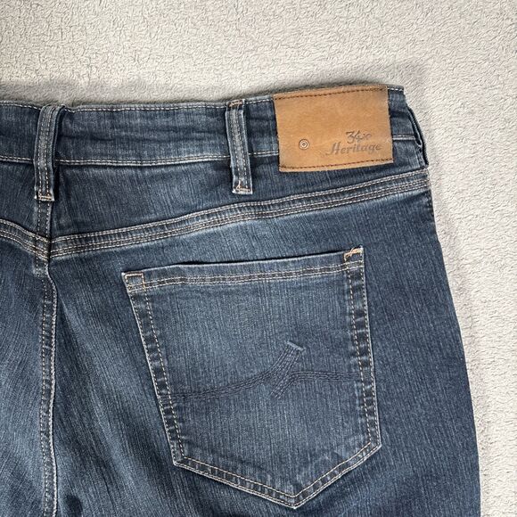 34 Heritage Jeans Men’s Size 38x30 Charisma Comfort Rise Classic Dark Wash - Picture 16 of 16